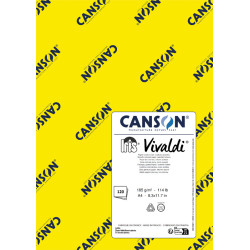 120F IRIS VIVALDI DESSIN LISSE COLORIS VIFS ASSORTIS A4 185G